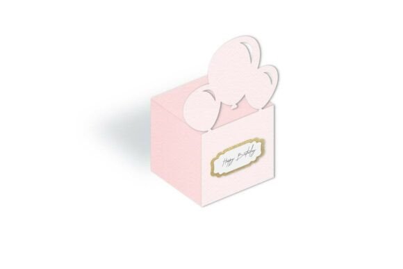 3D SVG Birthday Balloons Cube Box Review