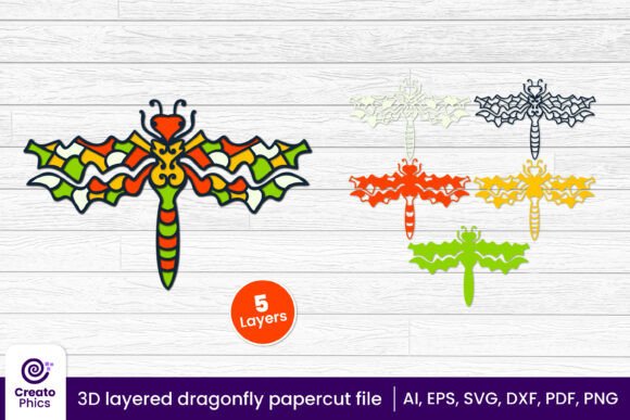 3D SVG Dragonfly: A Crafter's Review for Animals