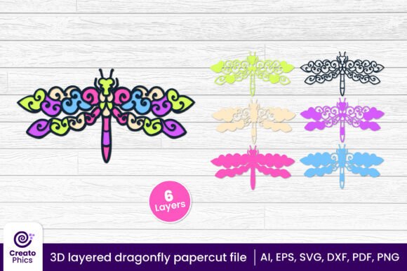 3D SVG Dragonfly: A Crafter's Review for Animals