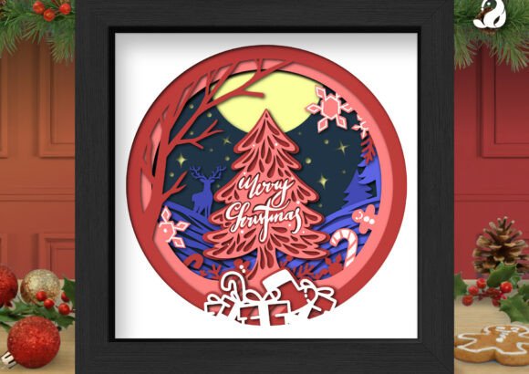 3D SVG Tree for Festive Shadow Boxes Review