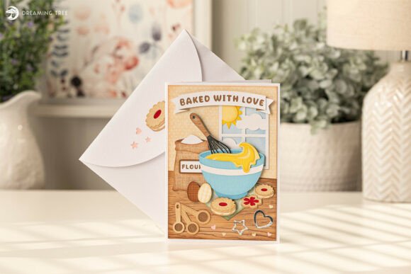 Baked with Love Card SVG: A 3D SVG for Mother S Day
