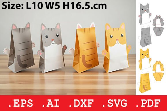 Cat Treat Gift Bag: A Designer's Take on Playful Packaging