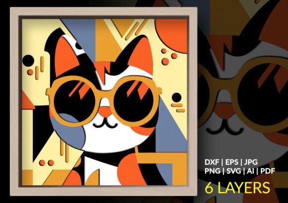 Cool Cat with Sunglasses Shadow Box: A Designer's Review