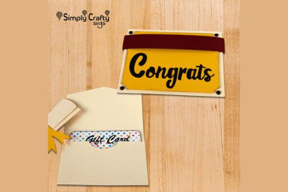 Graduation 3D SVG: A Smart Gift Card Holder