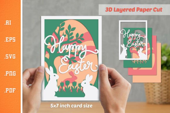 Happy Easter Graphics for Crafts & Branding