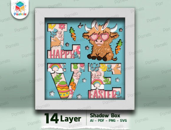 LOVE Happy Easter 3D SVG: A Designer's Review