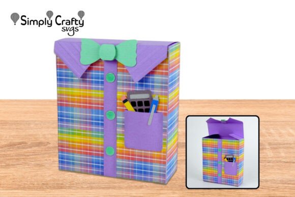 Nerd Shirt Box SVG: A 3D SVG for Father S Day Shops