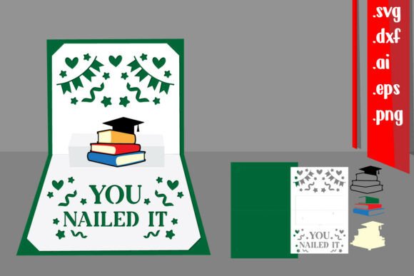 Review: 3D SVG Graduation Popup Card for Brands