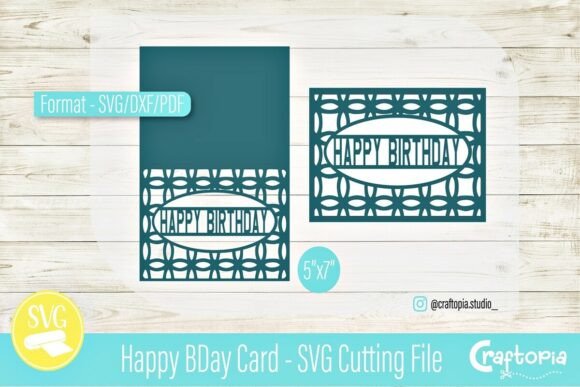 Review: Happy Birthday Card SVG for Embroidery Projects