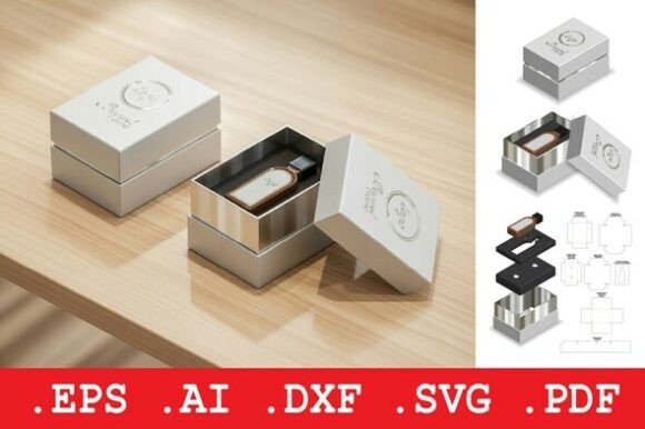 Rigid Box 3D SVG: Premium Objects for Web