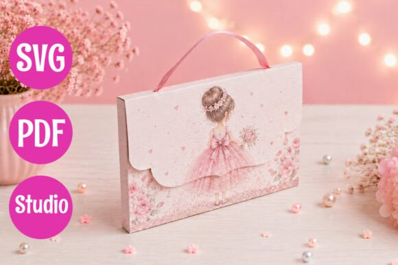 Wedding Bag Template: 3D SVG for Life Events
